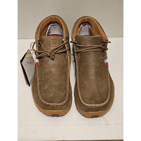Twisted X Chukka Driving Moc Bomber Men\'s Size 12 Brown MDM0092 main image 10